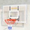 Basketball Rim Wall Mounted Pc Basketball Hoop, Home School Playground Wall Basketball Hoop, Suitable for Adults and Teenagers (Size : 121X81CM) view 2