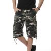 Maiyifu-GJ Men Relaxed Fit Camo Cargo Shorts Camouflage Multi Pockets Outdoor Short Pants Lightweight Loose Military Short (White,48) view 2
