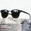 FURISHQI 4 PACK Classic Polarized Sunglasses for Men and Women Retro Style Semi Rimless Frame Sun Glasses 100% UV Protection Goggles view 4