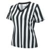 Amoy Women's Referee Shirt Christmas Costume Short Sleeve Jersey Black & White Striped Official Umpire Ref Accessories Uniform Football Basketball Soccer XL2 view 2