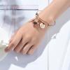 Yinplsmemory Cremation Jewelry Flower Urn Bracelet for Ashes for Women Sister Memorial Expandable Ashes Keepsake Bangle Bracelet view 2