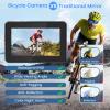 blueear Bike Bicycle Mirror,1080P Bicycle Rear View camera with 4.3" Screen,130 Wide Angle Color Night Vision Bikes Camera 360 Adjustable,Bike Accessories For Bicycle, Mountain, Road Bike view 3
