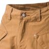 Mens Relaxed Fit Outdoor Shorts Lightweight Casual Hiking Cargo Short Pants Retro Straight Leg Solid Summer Short (Khaki,38) view 3