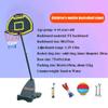 Children's Mobile Basketball Hoop, Lifting Adjustment Height 135-180cm, Suitable for Home Kindergarten Garden view 2