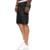 Men's Slim Fit Classic Chino Short Comfort Stretch Solid Dress Shorts Lightweight Straight Leg Flat Front Shorts (Black,Small) view 4