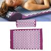 GLOGLOW Gymnasium Exercise Mats, Acupressure Mat Pillow Set Massage Yoga Pad Mat with Carry Bag() view 2