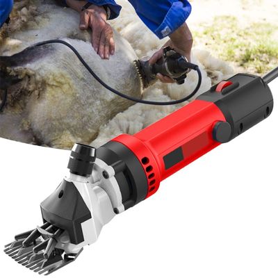 DYK&NX Electric Sheep Shearing Clipper, Sheep Shears Machine with 6 Speed, Blade Tightness Adjustment, for Shaving Fur Wool in Sheep, Goats, Cattle, Farm Livestock (Color : 9 Tooth Machete)