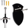 WANLIAN Axe Holder and Sword Wall Mount, Acrylic Vertical Display and Decoration (Black 1 pcs) view 2