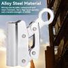 HERCHR Safety Rope Grab, Fall Protection Alloy Steel Self-Locking Protection 6 KN Ascender Riser for Construction Tree Arborist Aerial Work Climbing Mountaineering Gear Belay Device for Rope 11-16mm view 2