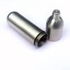 NP Mini 24/33g Reusable Silver Stainless Steel 304 Detachable Air Compressor Tank for Airsoft Life Vest Tire Ball Beauty Gun Paint Spray Gun Mouse Killer (33g 1/2-20unf cylinder) view 1