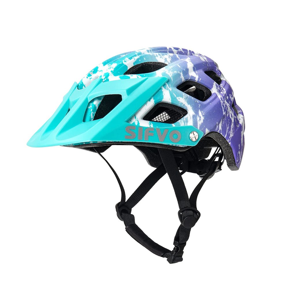 SIFVO Kids Bike Helmet for Boys and Girls Ages 8-14 Adjustable Youth Helmet with Detachable Visor Lightweight, Safe & Stylish Cycling Bicycle Helmets for Kids 54-57cm