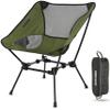 MARCHWAY Ultralight Folding Camping Chair, Heavy Duty Portable Compact for Outdoor Camp, Travel, Beach, Picnic, Festival, Hiking, Lightweight Backpacking (Green) view 1