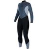 Aqua Lung Womens AquaFlex 7mm Back-Zip Scuba Diving Wet Jumpsuit, Black/Gray, 2XL view 1
