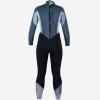 Aqualung Women's Aquaflex Dive Wetsuit - 4-Way Stretch Neoprene Full Suit w/Semi-Dry Back Zipper & Powertex Knee Protection, Black/Gray, Large, 7mm view 2