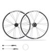 Lightweight 20 Inch 406mm 451mm Aluminum Alloy Wheelset with Bearing Hub for BMX/Electric/Fold Bike Replacement (Black Disc Brake,406mm) view 1