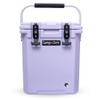 CAMP-ZERO 16L Tall Cooler/Ice Chest with 2 Molded-in Cup Holders & Folding Aluminum Handle | Thick Walled, Freezer Grade Cooler with Secure Locking System & Removable Divider (Lavender) view 1