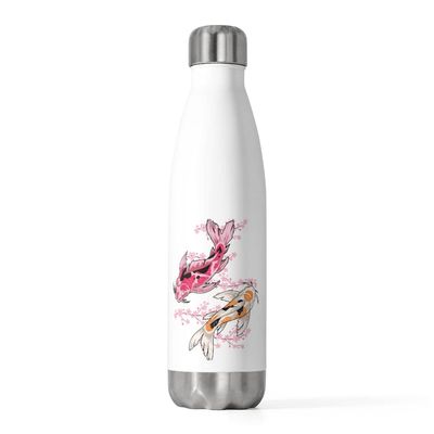 20oz Insulated Bottle Hilarious Japan Pondfish Goldfish Chagoi Catfish Enthusiast Humorous Fishing 20oz