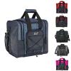 WOLT Bowling Ball Bag for Single Ball -Bowling Bag with Padded Holder, 2 Pockets Fit Shoes Up to Mens Size 14 and Accessories(BLUE) view 1