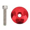 31.8mm/1.3in Headset Top Cover,Front Fork Stem Top for Bicycle Stems(Red) view 1