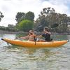 NIXY Tahoe Inflatable Kayak - Premium 2 Person Kayak Durable Design for Two Adults, Portable and Stable with Advanced Features for Fishing and Adventure - Seats and Paddles Included - Yellow view 4
