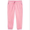 Osh Kosh Girls' Fleece Pull-On Joggers, Rosewood, 4T view 1