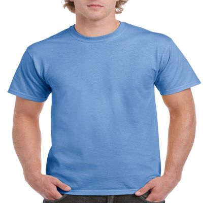 Gildan Short Sleeve Ultra Cotton Cotton G200 Shirt Carolinablue