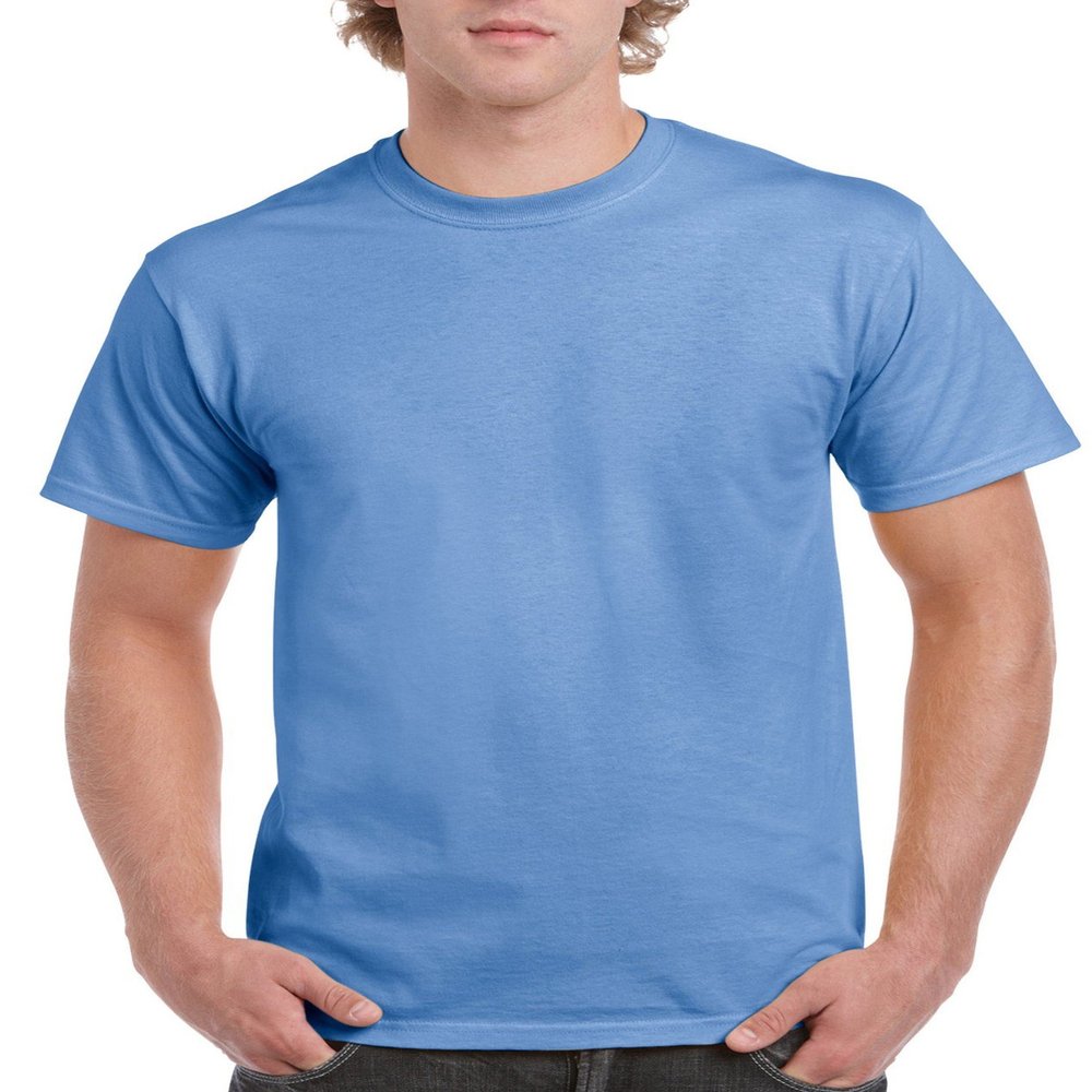 Gildan Short Sleeve Ultra Cotton Cotton G200 Shirt Carolinablue