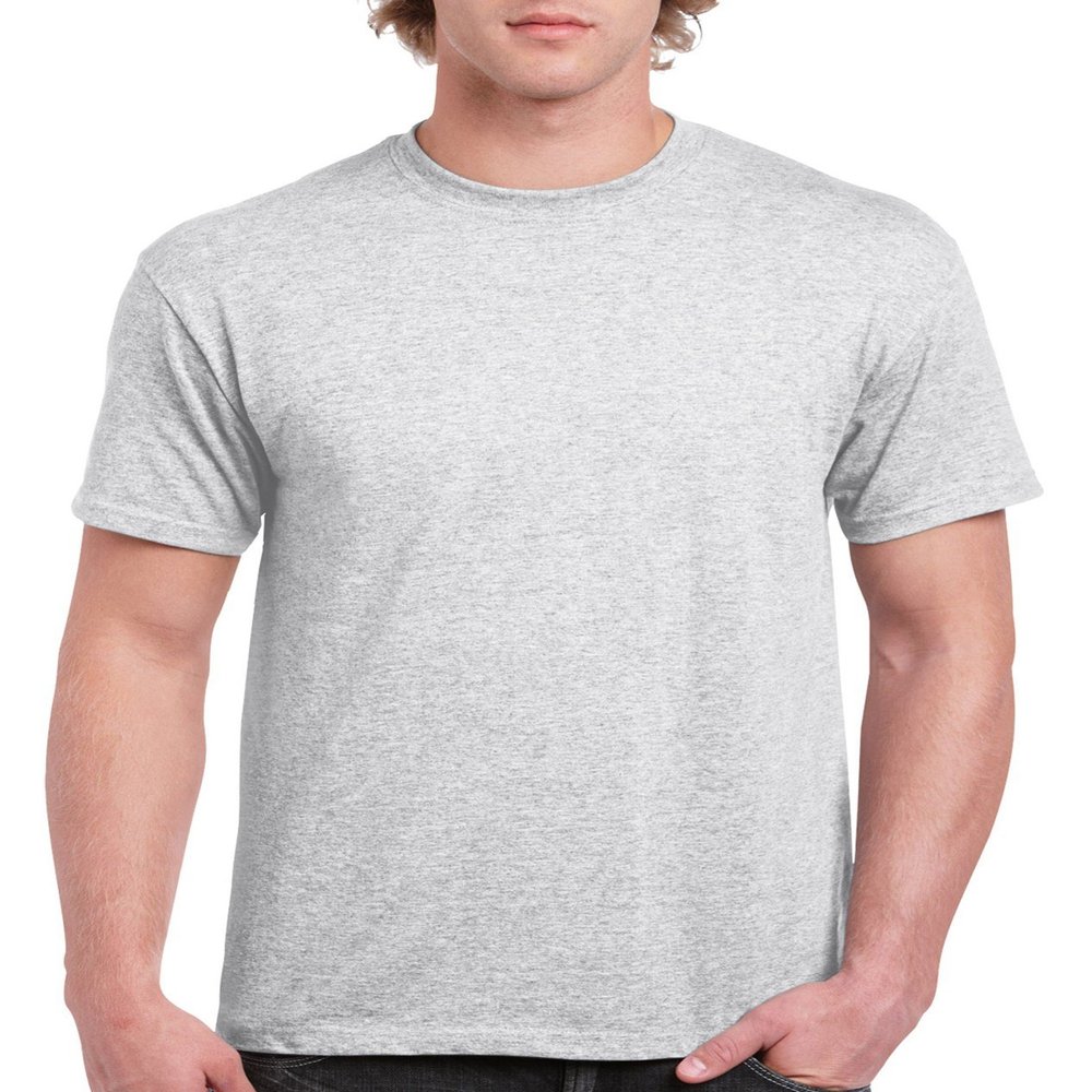 Gildan Short Sleeve Ultra Cotton Cotton G200 Shirt Ash Grey, XX-Large