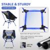 MARCHWAY Ultralight Folding Camping Chair, Heavy Duty Portable Compact for Outdoor Camp, Travel, Beach, Picnic, Festival, Hiking, Lightweight Backpacking (Dark Blue) view 4
