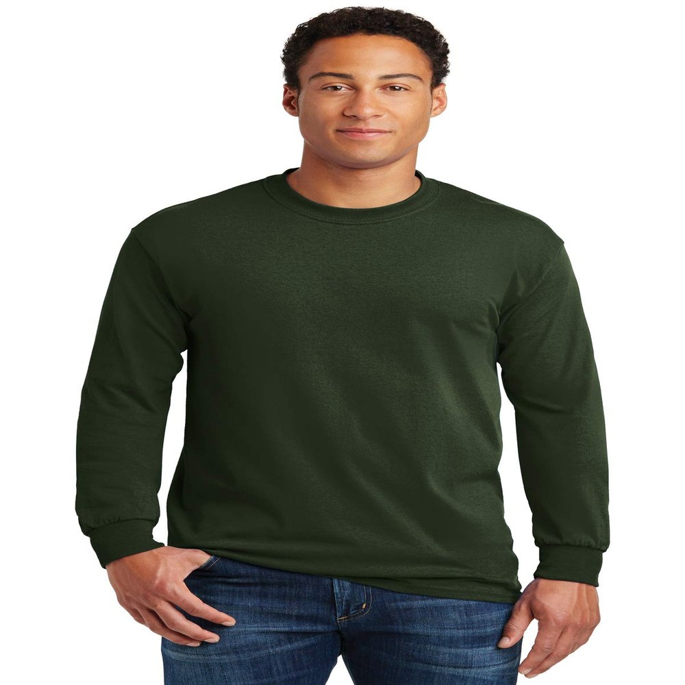 Gildan Long Sleeve, (G540) Tshirt ForestGreen