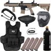 Action Village Tippmann Stormer Elite Dual Fed Heavy Gunner Paintball Gun Package Kit (Dark Earth) view 1