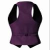 Design by Olivia Women's Dressy Casual Versatile Racerback Vest Tuxedo Suit Waistcoat Plum 1XL view 3