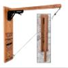 Custom Brew Gear Personalized Wall Mount Ring and Hook Game, Solid Cherry, Personalized Folding Game view 1