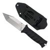 Tactical Knife - D2 Tanto Blade, G10 Handle, Kydex Sheath, Molle Clip, Fixed Blade, Camping & Survival Accessories - EDC Gear - 82453 (Silver TKF201SL) view 2