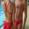 ARENA Mens Team Solid Swim Brief MaxLife Athletic Swimwear Professional Training Swimsuit Sports Bathing Suit, Red/White, US Size 26 view 3