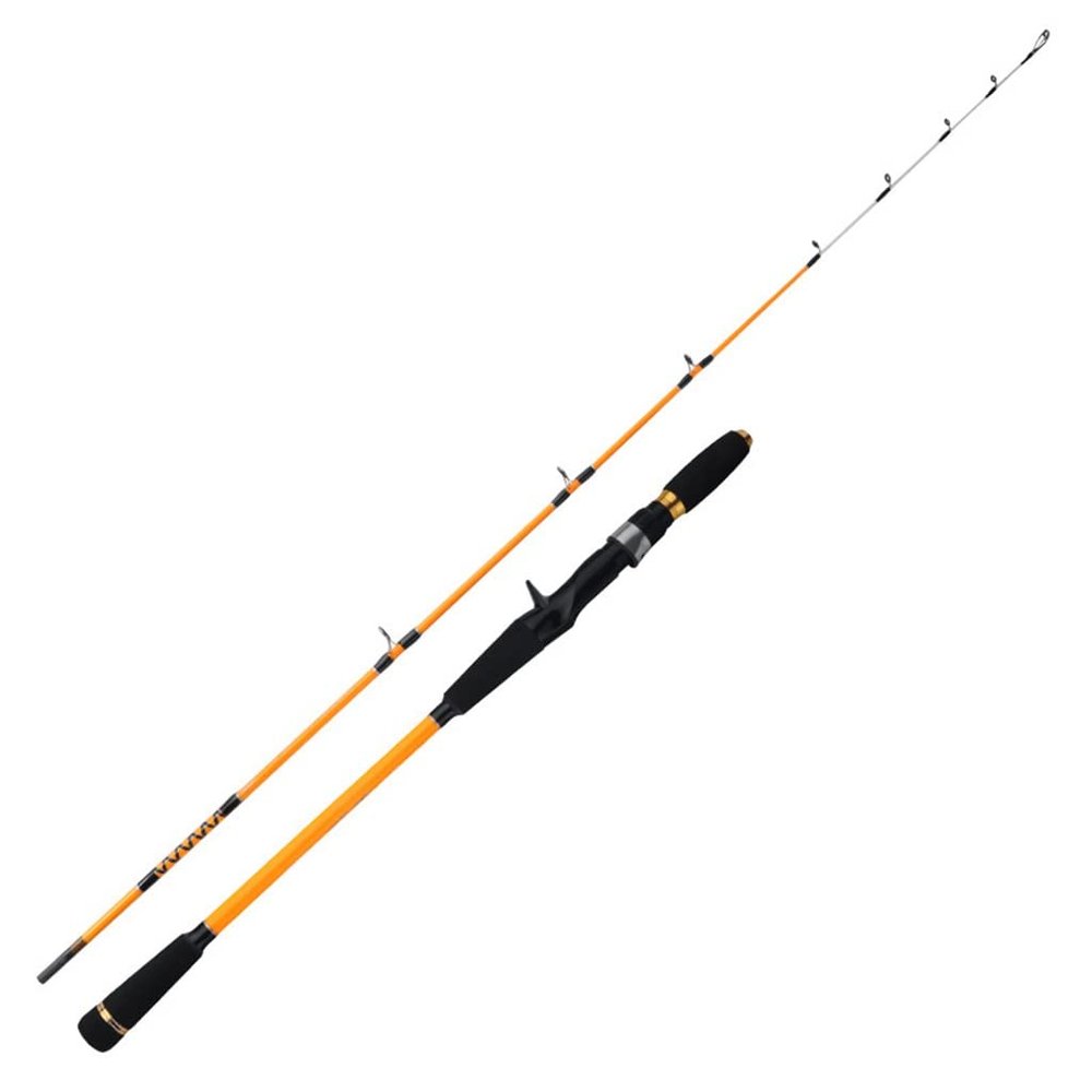 Fishing Pole Carbon Fiber Baitcasting Fishing Rod, Spinning Fishing Rod, Foot Rod with Heavy Duty Guides, Medium-Light Power Fast Action, EVA Foam Handle (Color : 1.55m, Size : A)