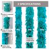 THARAHT Teal Chandelle Turkey Feather Boa 2 Yards 40g for DIY Craft Home Dancing Wedding Party Halloween Costume Decoration Feather Boa view 2