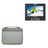 BoxWave Case Compatible with MustHD M703H - Hard Shell Briefcase, Slim Messenger Bag Briefcase Cover Side Pockets - Pewter view 1