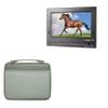 BoxWave Case Compatible with Came-TV 702-SDI - Hard Shell Briefcase, Slim Messenger Bag Briefcase Cover Side Pockets - Pewter view 1