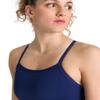 ARENA Women's Team MaxLife Swimsuit Solid FL Light Drop Back Sports Athletic One Piece Swimwear Training Bathing Suit, Navy/White, US Size 18 view 3