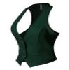 Design by Olivia Women's Dressy Casual Versatile Racerback Vest Tuxedo Suit Waistcoat Hunter Green S view 2