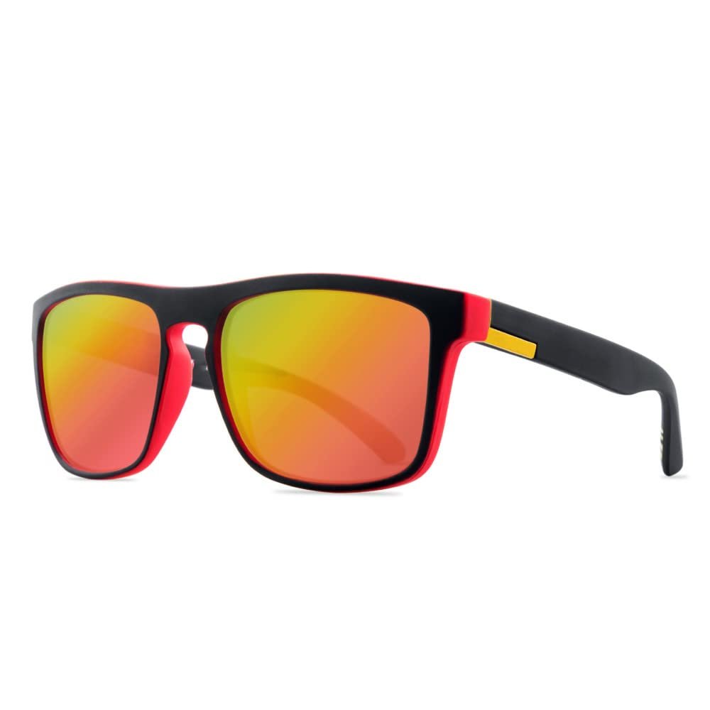 Polarized Sunglasses Men's Driving Shades Male Sun Glasses Camping Hiking Fishing Classic Sun Glasses UV400 Eyewear,orange,Other