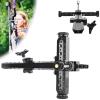 Wolfman Archery Recurve Bow Sight, 11.4in T-Shape Aluminum Detachable Single Pin for Hunting & Target Practice view 1