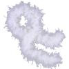 THARAHT White Chandelle Turkey Feather Boa 2 Yards 40g for DIY Craft Home Dancing Wedding Party Halloween Costume Decoration Feather Boa view 1