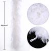THARAHT White Chandelle Turkey Feather Boa 2 Yards 40g for DIY Craft Home Dancing Wedding Party Halloween Costume Decoration Feather Boa view 3