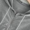 Teen Girls Casual Drawstring Zip Up Hoodie Cute Workout Crop Top Trendy Lightweight Long Sleeve Sweatshirt for Women Gray view 4