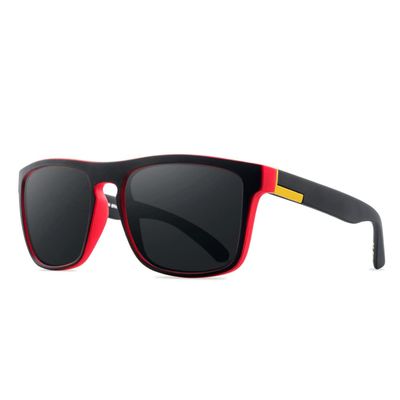 Polarized Sunglasses Men's Driving Shades Male Sun Glasses Camping Hiking Fishing Classic Sun Glasses UV400 Eyewear,black red,Other