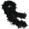 THARAHT Black Chandelle Turkey Feather Boa 2 Yards 40g for DIY Craft Home Dancing Wedding Party Halloween Costume Decoration Feather Boa view 1