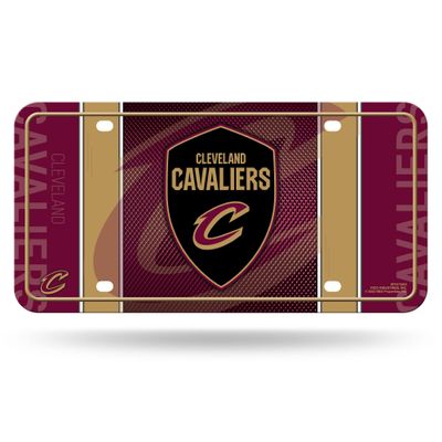 Rico Industries NBA Cleveland Cavaliers Metal Auto Tag 8.5" x 11" - Great For Truck/Car/SUV