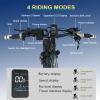 Geartist Electric Bike for Adults, 5000W Peak Dual Motor 60V/52V 25Ah/23Ah 20MPH AWD Ebike 21 Speed 29" Fat Tire MTB Hydraulic Disc Brake view 4